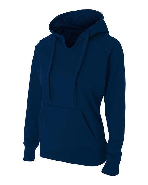 A4 Womens Tech Fleece Hoodie (NW4245), Color 'Navy'
