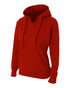 A4 Womens Tech Fleece Hoodie (NW4245), Color 'Scarlet'