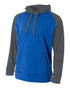 A4 Color Block Tech Fleece Hoodie (N4234), Color 'Royal/Graphite'