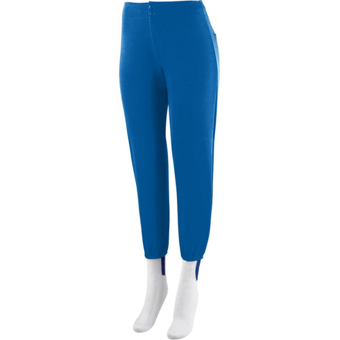 Augusta Sportswear Ladies Low-Rise Softball Pant (828-C), Color 'Royal'