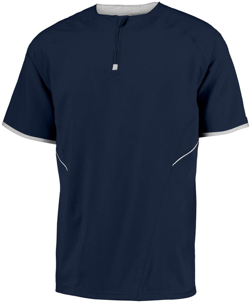 Russell Athletic Short Sleeve Pullover (872RVM), Color 'Navy/White'