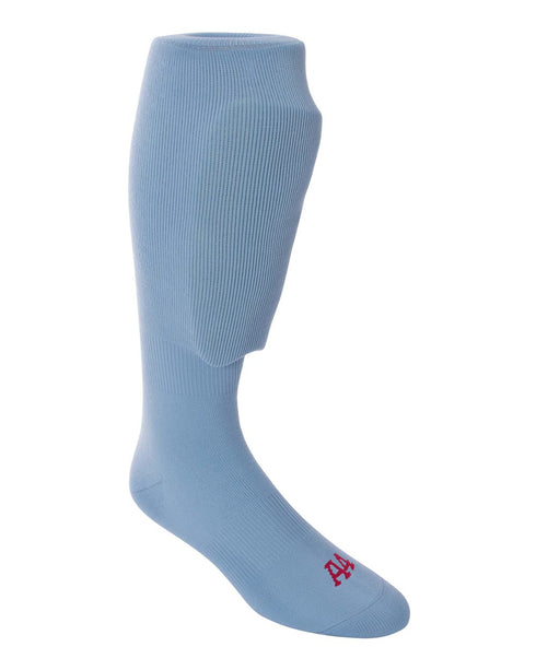 A4 Performance Soccer/Multi-Sport Sock (S8008), Color 'Light Blue'