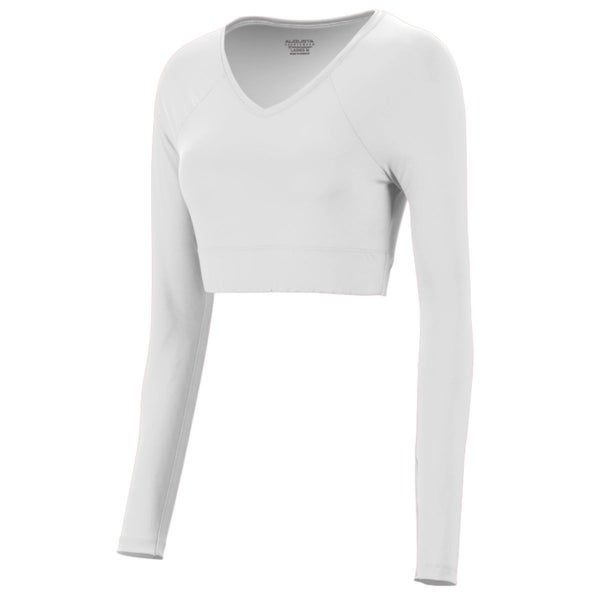 Augusta Sportswear Ladies V-Neck Liner (9012), Color 'White'