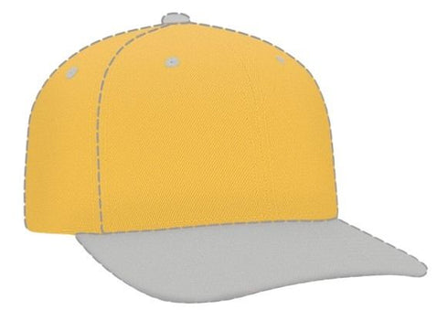 Pacific Headwear Custom USA Pro-Wool Flexfit® Cap (901F), Color 'Gold'