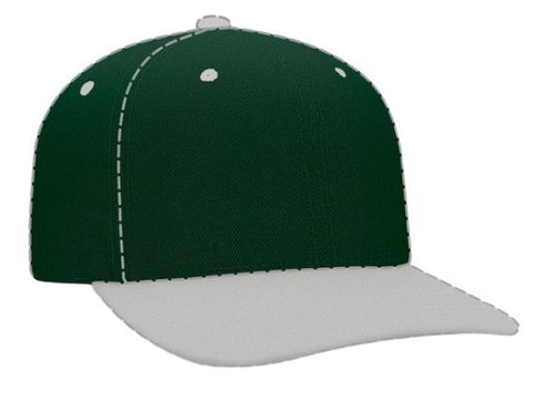 Pacific Headwear Custom USA Pro-Wool Flexfit® Cap (901F), Color 'DarkGreen'