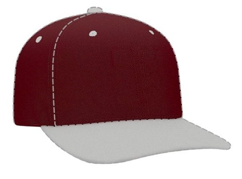 Pacific Headwear Custom USA Pro-Wool Flexfit® Cap (901F), Color 'Maroon'
