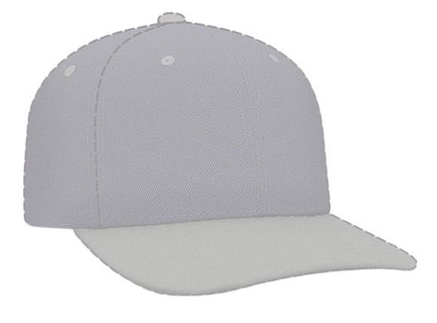Pacific Headwear Custom USA Pro-Wool Flexfit® Cap (901F), Color 'Silver'