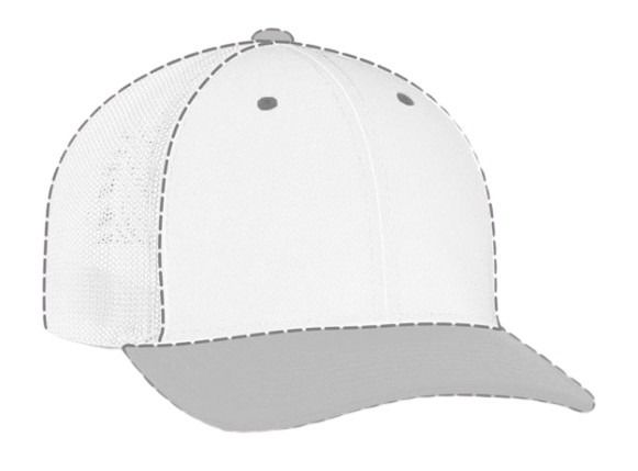 Pacific Headwear Custom USA Trucker Mesh Flexfit® Cap