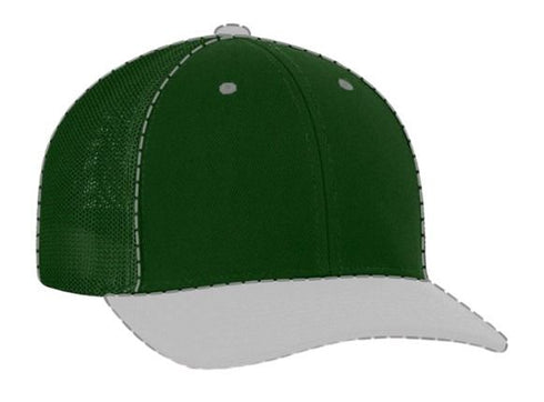 Pacific Headwear Custom USA Trucker Mesh Flexfit® Cap (904M), Color 'DarkGreen'