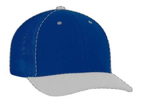 Pacific Headwear Custom USA Trucker Mesh Flexfit® Cap (904M), Color 'Royal'