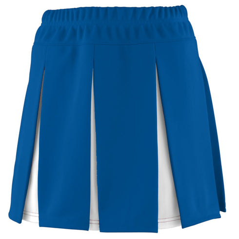 Augusta Sportswear Ladies Liberty Skirt (9115), Color 'Royal/White'