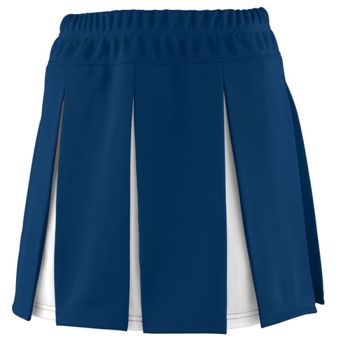 Augusta Sportswear Ladies Liberty Skirt (9115), Color 'Navy/White'
