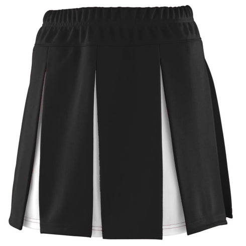Augusta Sportswear Ladies Liberty Skirt (9115), Color 'Black/White'