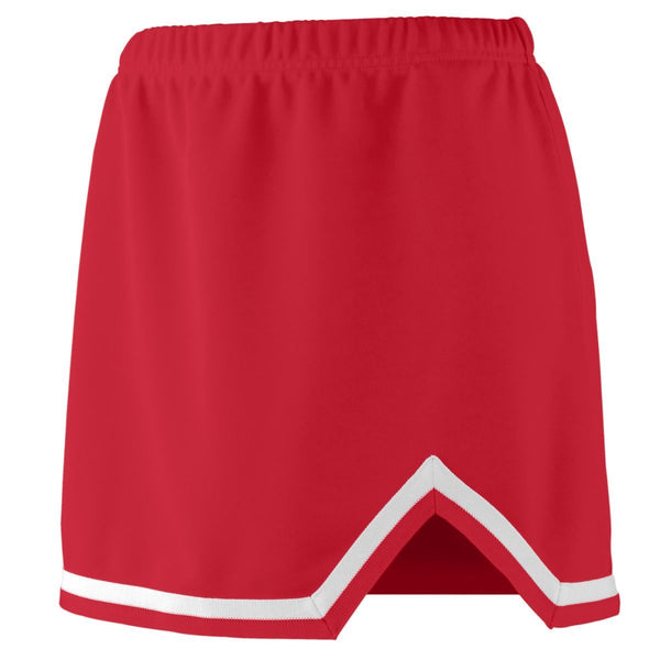 Augusta Sportswear Ladies Energy Skirt (9125), Color 'Red/White'