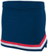Augusta Sportswear Ladies Pike Skirt (9145), Color 'Navy/Red/White'