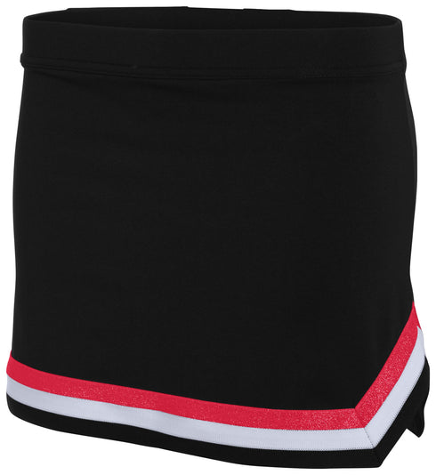 Augusta Sportswear Ladies Pike Skirt (9145), Color 'BlackRed/White'