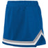 Augusta Sportswear Ladies Pike Skirt (9145), Color 'Royal/White/Metallic Silver'