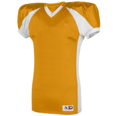 Augusta Sportswear Youth Snap Jersey (9566-C), Color 'Gold/White'
