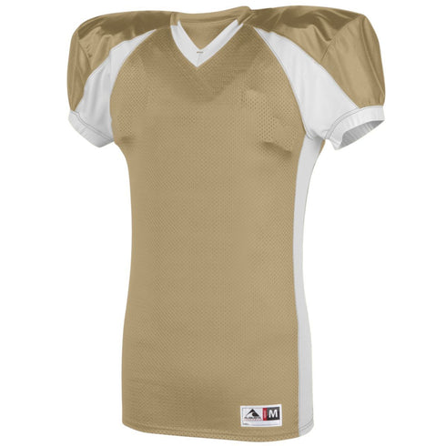 Augusta Sportswear Youth Snap Jersey (9566-C), Color 'Vegas Gold/White'