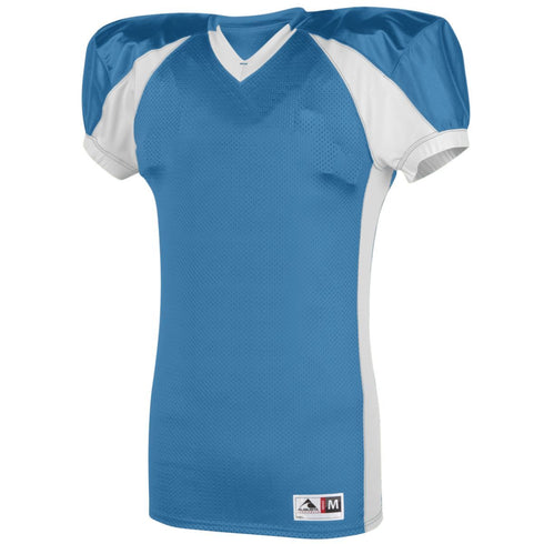 Augusta Sportswear Youth Snap Jersey (9566-C), Color 'Columbia Blue/White'