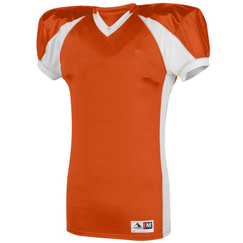 Augusta Sportswear Youth Snap Jersey (9566-C), Color 'Orange/White'