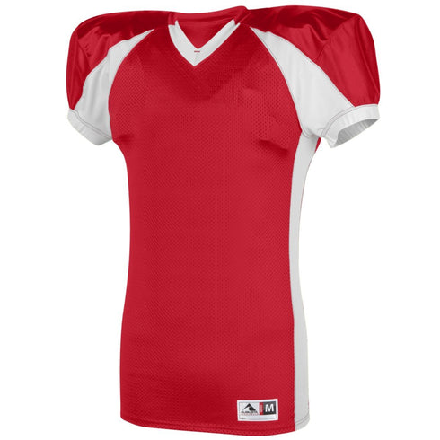 Augusta Sportswear Youth Snap Jersey (9566-C), Color 'Red/White'