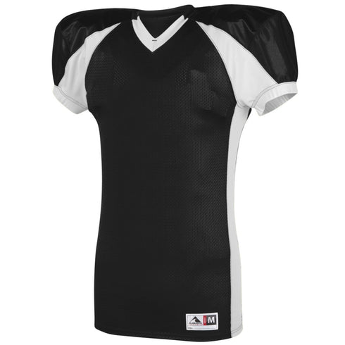 Augusta Sportswear Youth Snap Jersey (9566-C), Color 'Black/White'