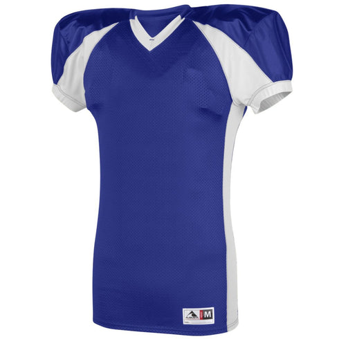 Augusta Sportswear Youth Snap Jersey (9566-C), Color 'Purple/White'