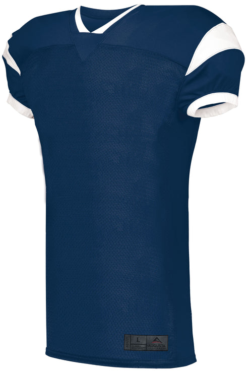 Augusta Sportswear Youth Slant Football Jersey (9583), Color 'Navy/White'