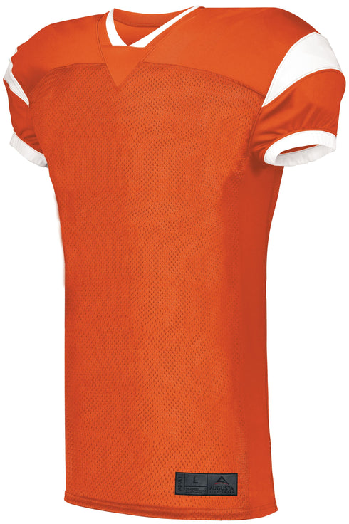 Augusta Sportswear Youth Slant Football Jersey (9583), Color 'Orange/White'