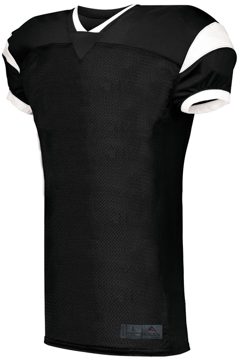 Augusta Sportswear Youth Slant Football Jersey (9583), Color 'Black/White'