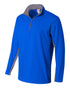 A4 1/4 Zip Color Block Fleece Jacket (N4246), Color 'Royal/Graphite'