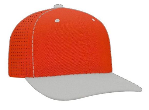 Pacific Headwear Custom USA F3 Perforated Performance Flexfit® Cap (974F), Color 'Orange'