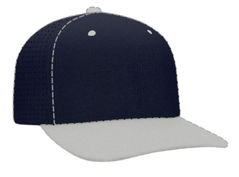 Pacific Headwear Custom USA F3 Perforated Performance Flexfit® Cap (974F), Color 'Navy'