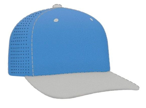 Pacific Headwear Custom USA F3 Perforated Performance Flexfit® Cap (974F), Color 'ColumbiaBlue'