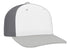 Pacific Headwear Custom USA F3 Perforated Performance Flexfit® Cap (974F), Color 'GraphiteWhite'
