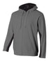 A4 Full Zip Color Block Fleece Hoodie (N4251), Color 'Graphite/Black'