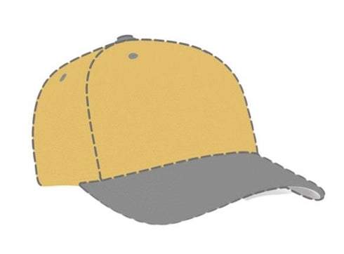 Pacific Headwear Custom USA M2 Performance Flexfit® Cap (998F), Color 'VegasGold'