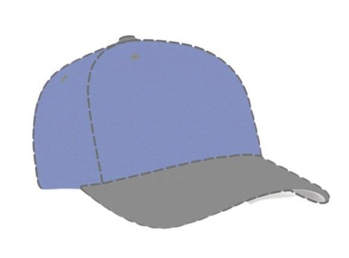 Pacific Headwear Custom USA M2 Performance Flexfit® Cap (998F), Color 'ColumbiaBlue'