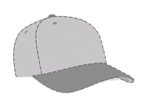 Pacific Headwear Custom USA M2 Performance Flexfit® Cap (998F), Color 'Silver'