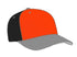 Pacific Headwear Custom USA M2 Performance Flexfit® Cap (998F), Color 'BlackOrange'