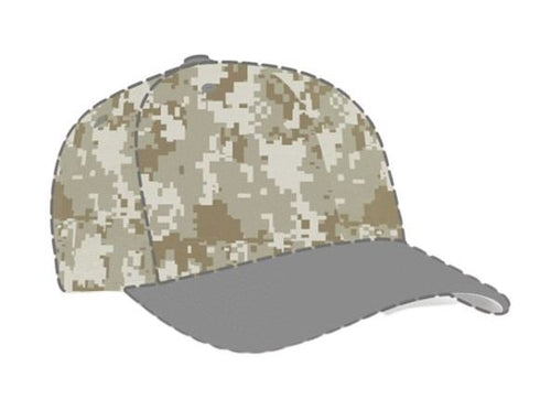 Pacific Headwear Custom USA M2 Performance Flexfit® Cap (998F), Color 'Desert'
