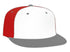 Pacific Headwear Custom USA P-TEC Performance D-Series Flexfit® Cap (9D7P), Color 'RedWhite'