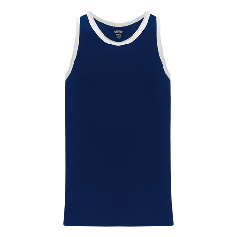 Athletic Knit Performance Tank Style Basketball Jersey