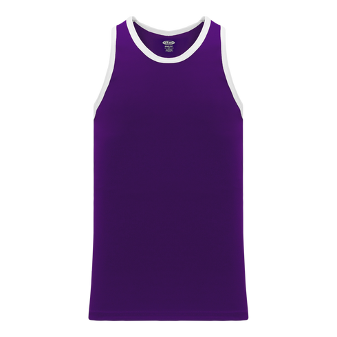 Athletic Knit Performance Tank Style Basketball Jersey