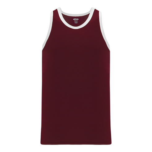 Athletic Knit Performance Tank Style Basketball Jersey