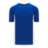 Athletic Knit One Button Pro Placket Performance Baseball Jersey (BA1343), Color '206 Royal/White'