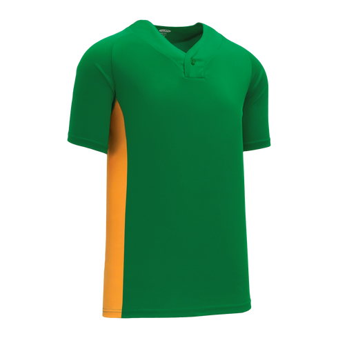 Athletic Knit One Button Pro Placket Performance Baseball Jersey (BA1343)