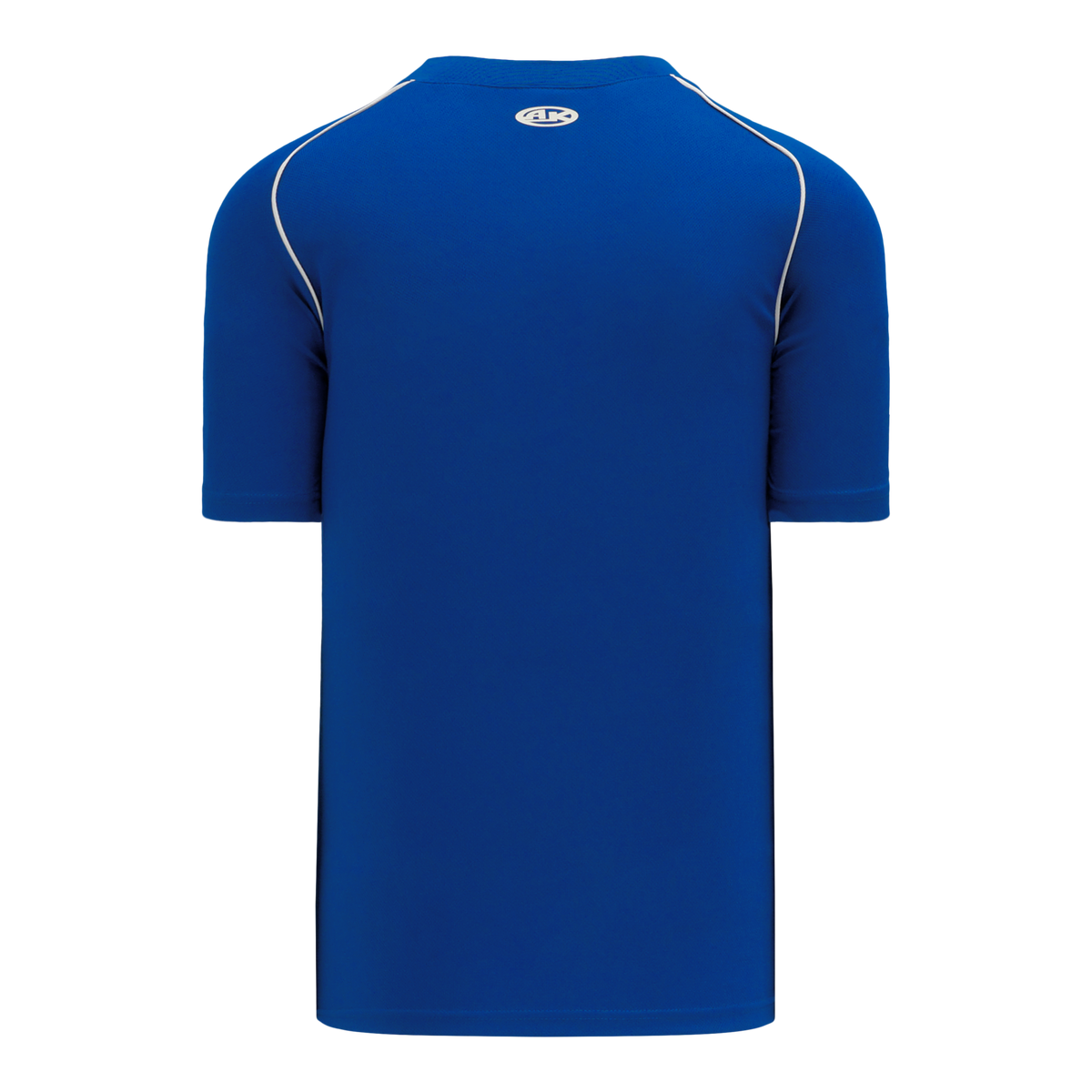 Athletic Knit Two Button Performance Baseball Jersey With Piping 2