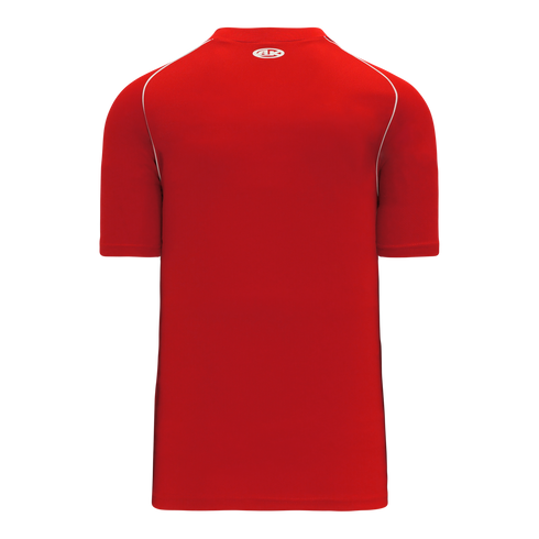 Athletic Knit Two Button Performance Baseball Jersey with Piping (BA1344)